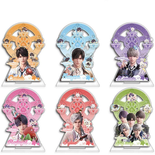 LaDS Ferris Wheel Decoration - Sylus, Rafayel Cartoon Creative Desktop Ornament, Easy to Install and Rotate - merrys