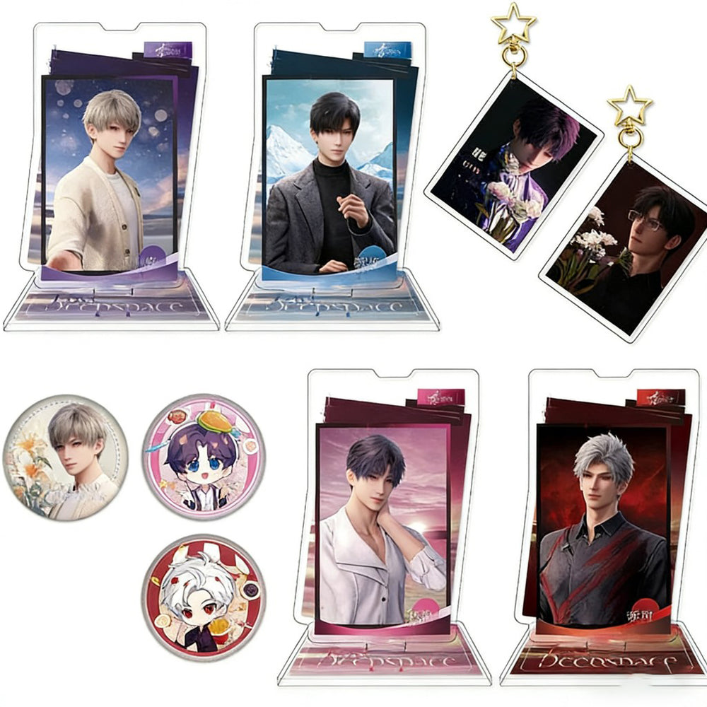 LaDS Collab Series Acrylic Sandwich Set - Standee & Keychain & Double Flash Badge - merrys