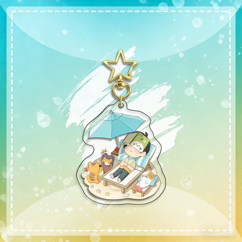 LaDS Chibi Keychain Star Buckle Charm - Rafayel, Xavier Merchandise - merrys