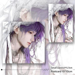 Artist-Authorized Lads Rafayel 6-Piece Set - Badges, Holographic Laser Tickets, Acrylic Standees & Keychains