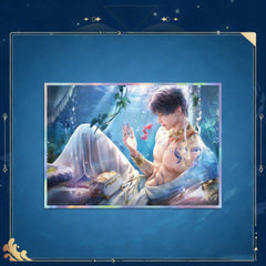 LaDS Rafayel God of Tides Echoes of the Sea Breeze - Acrylic Standee, Art Card, Double Flash Badge, Quicksand Merchandise - merrys