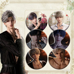 LaDS Double Flash Badge - 75mm 58mm Tinplate Anime Game Merchandise - merrys