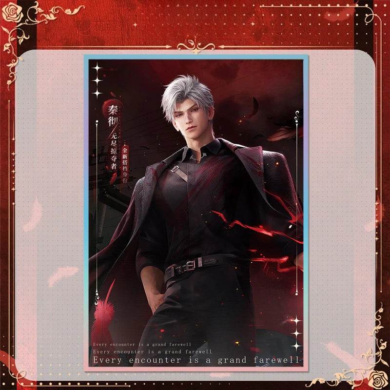 LaDS Sylus Dark Spot Leader - Acrylic Sandwich Standee, Double Flash Badge, Art Card, Quicksand Keychain - merrys