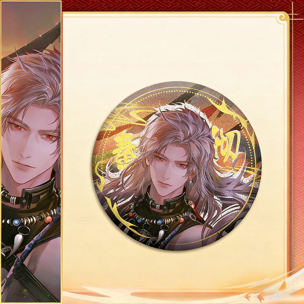 LaDS Double Flash Badge - 75mm 58mm Tinplate Anime Game Merchandise - merrys