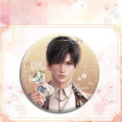 LaDS Double Flash Badge 143-196 - Diameter 75mm 58mm Tinplate Anime Merchandise - merrys