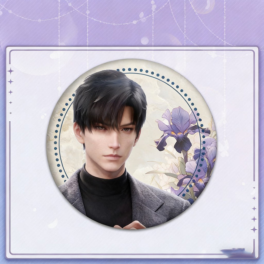 LaDS Double Flash Badge - 75mm 58mm Tinplate Anime Game Merchandise - merrys