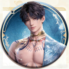 LaDS Double Flash Badge - 75mm 58mm Tinplate Anime Game Merchandise - merrys