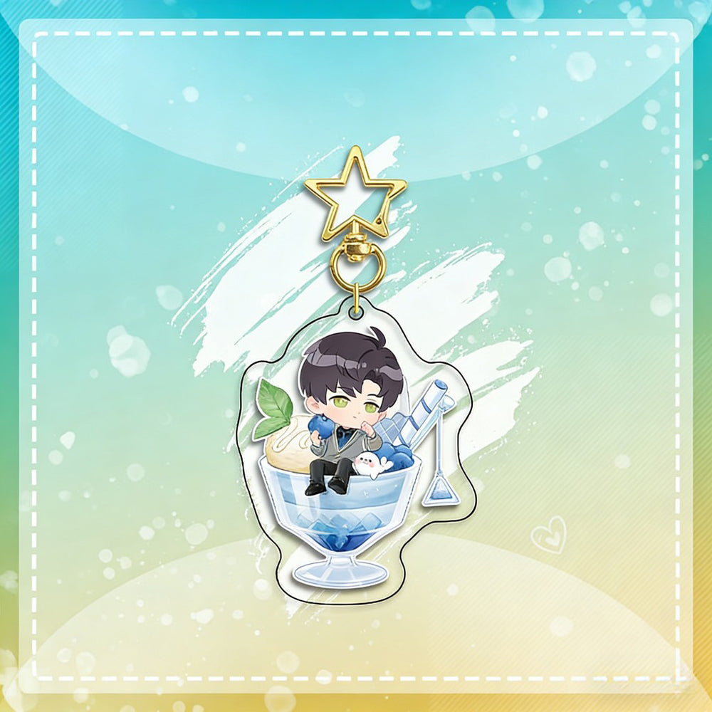 LaDS Chibi Keychain Star Buckle Charm - Rafayel, Xavier Merchandise - merrys
