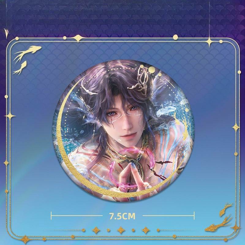 LaDS Rafayel Lemuria Sea God Series - Acrylic Sandwich Standee, Art Card, Quicksand Keychain - merrys