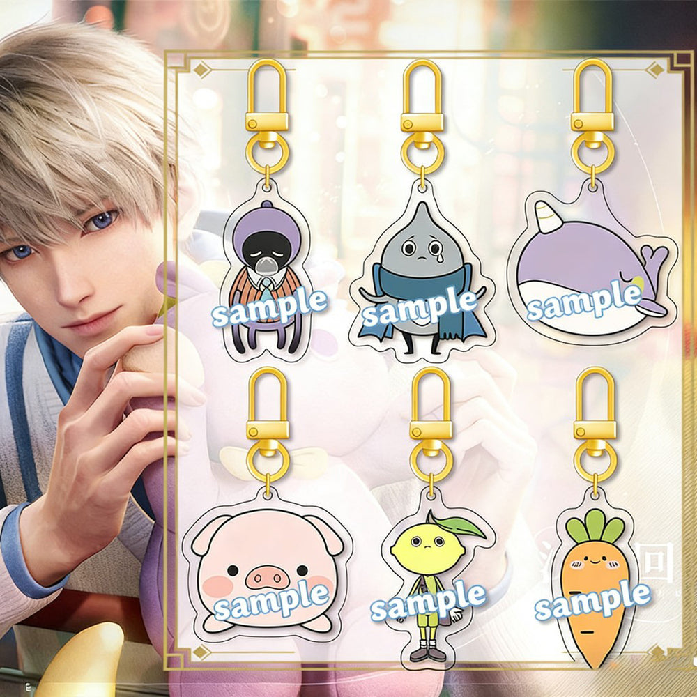 LaDS Doll Series U-shaped Buckle - Electroplated Golden Buckle Charm Acrylic Anime Merchandise - merrys