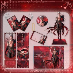 LaDS Sylus Abyss Ruler Acrylic Sandwich Standee, Double Flash Badge, Art Card, Quicksand Keychain - merrys