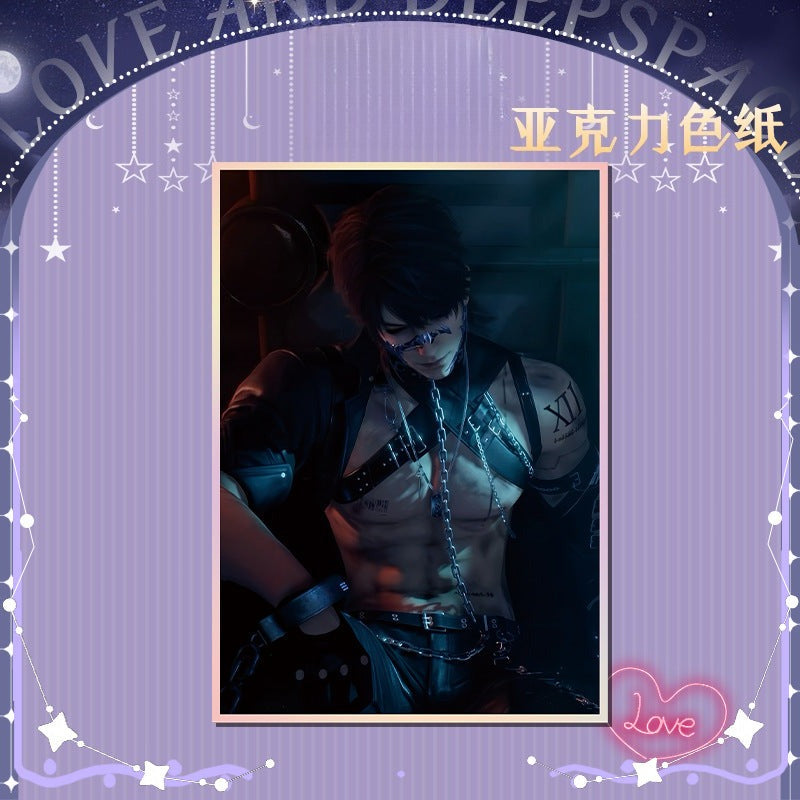 LaDS Acrylic Art Card 116-178 Large Size Holographic Edge 20.5*14.5cm Anime Merchandise - merrys