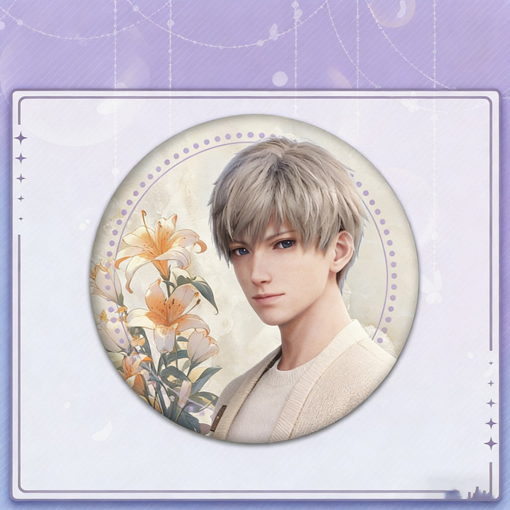 LaDS Double Flash Badge - 75mm 58mm Tinplate Anime Game Merchandise - merrys