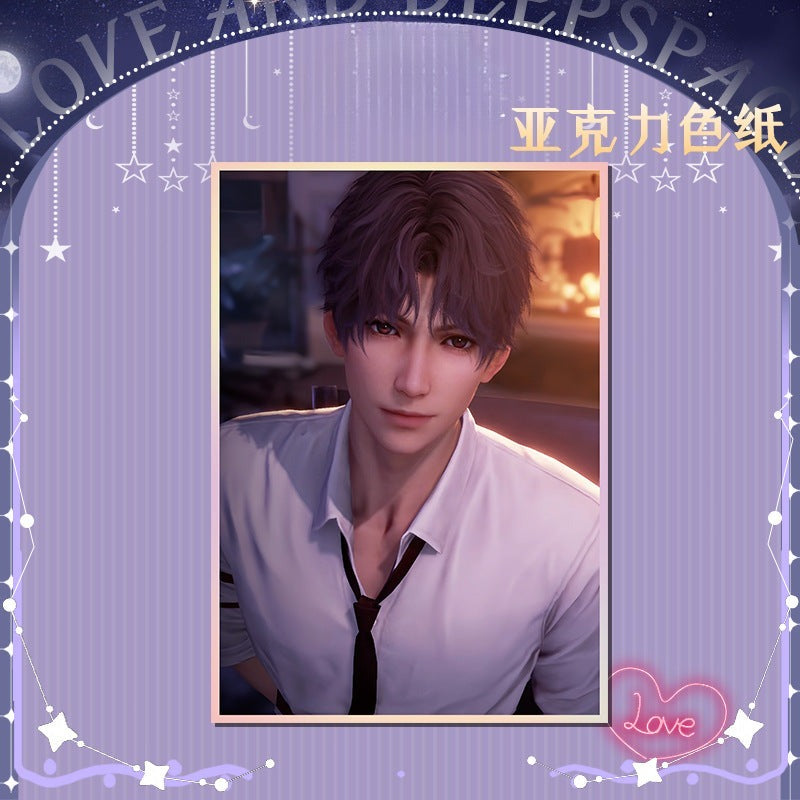 LaDS Acrylic Art Card 116-178 Large Size Holographic Edge 20.5*14.5cm Anime Merchandise - merrys