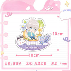 LaDS Shaker 5-8 Acrylic Bobblehead - High-Def Printing Sandwich Craft Decompression Toy - merrys