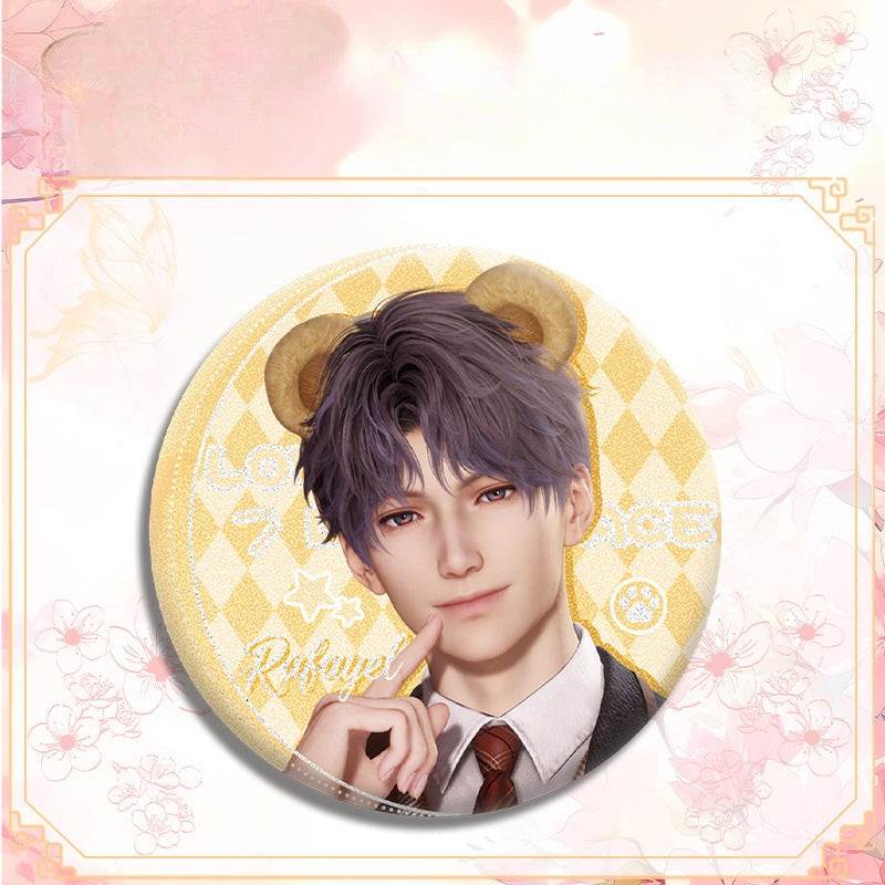 LaDS Double Flash Badge 143-196 - Diameter 75mm 58mm Tinplate Anime Merchandise - merrys