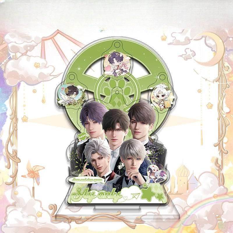 LaDS Ferris Wheel Decoration - Sylus, Rafayel Cartoon Creative Desktop Ornament, Easy to Install and Rotate - merrys