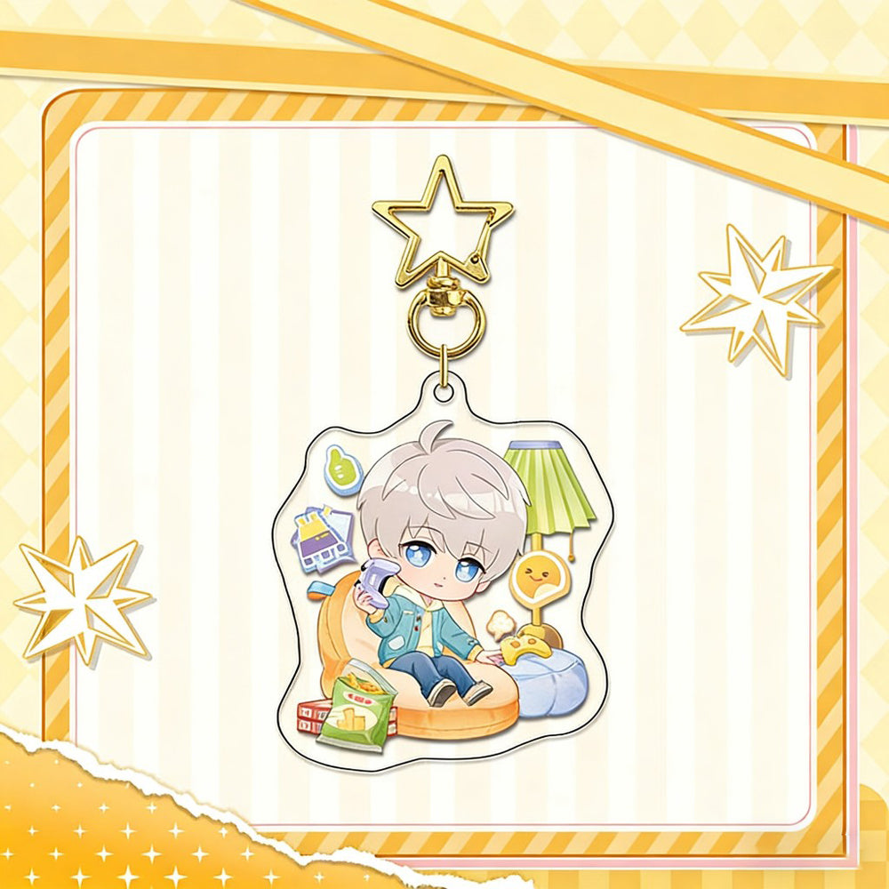 LaDS Chibi Keychain Star Buckle Charm - Rafayel, Xavier Merchandise - merrys