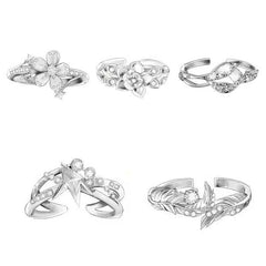 Lads High-End Custom 999 Fine Silver Beloved Journey Wedding Ring