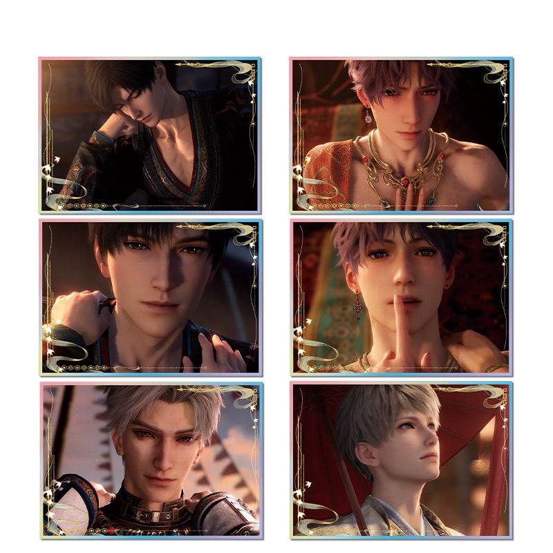 LaDS Acrylic Art Card 19-37 - Large Size 20.5*14.5cm with Holographic Edge Anime Game Merchandise - merrys