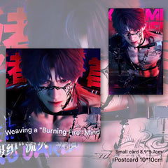 Artist-Authorized Lads No Escape Tomorrow Series Rafayel Holographic Laser Tickets, Keychains & Badges