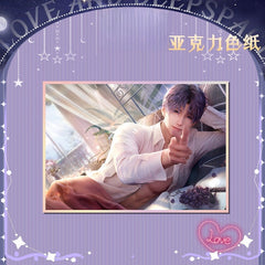 LaDS Acrylic Art Card 116-178 Large Size Holographic Edge 20.5*14.5cm Anime Merchandise - merrys