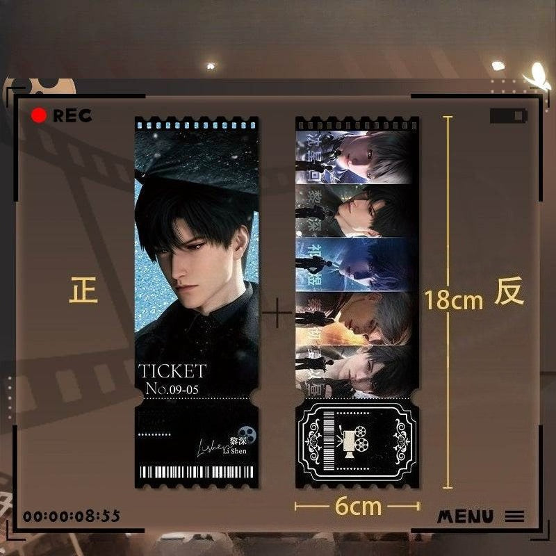 LaDS Collab Series Set - Wall Scroll & Shaker Ticket Stub & Tactile Film Badge - merrys