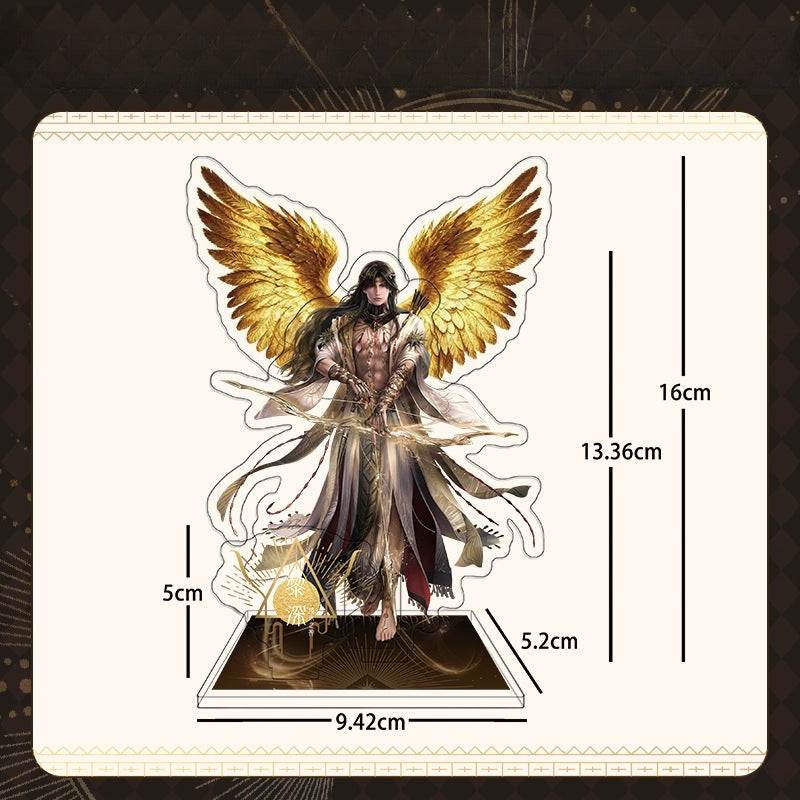 LaDS Zayne End of God Series - Acrylic Sandwich Standee, Art Card, Quicksand Keychain - merrys