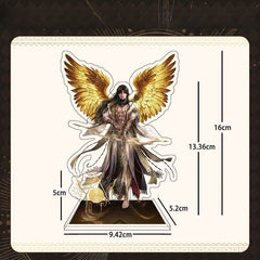 LaDS Zayne End of God Series - Acrylic Sandwich Standee, Art Card, Quicksand Keychain - merrys