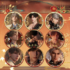 LaDS Yearning for Gentle Colors Double Flash Badge 106-118 - 75mm 58mm Tinplate Anime Merchandise - merrys