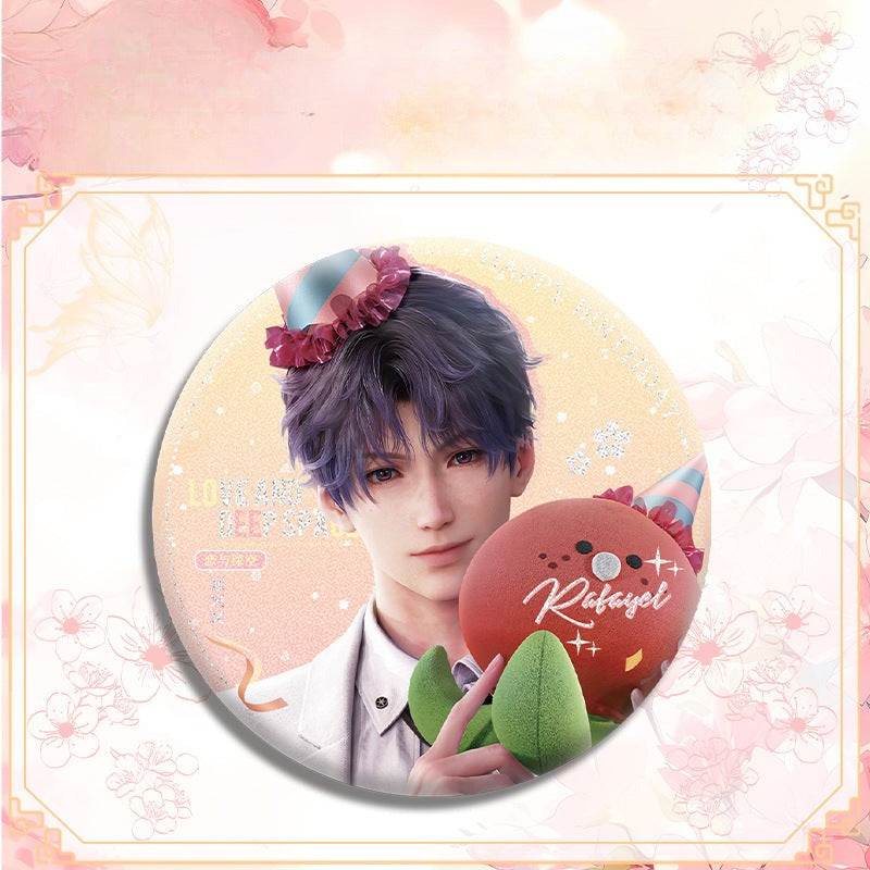 LaDS Double Flash Badge 143-196 - Diameter 75mm 58mm Tinplate Anime Merchandise - merrys