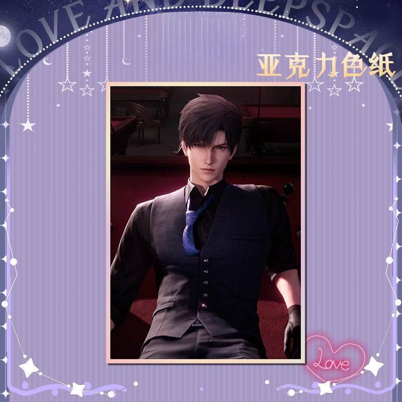 LaDS Acrylic Art Card 116-178 Large Size Holographic Edge 20.5*14.5cm Anime Merchandise - merrys