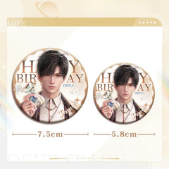 LaDS Double Flash Badge 81-105 - All Characters 75mm 58mm Tinplate Game Merchandise - merrys