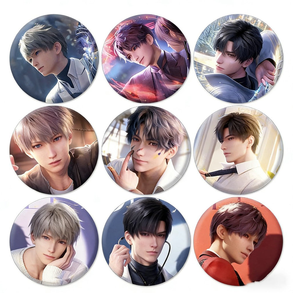 LaDS Badge Merchandise - Tinplate Star Fantasy Film Zayne, Rafayel, Xavier Game Merchandise - merrys