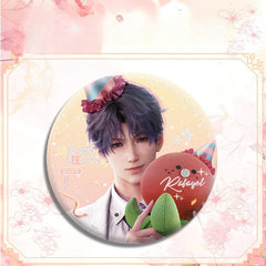 LaDS Double Flash Badge 143-196 - Diameter 75mm 58mm Tinplate Anime Merchandise - merrys