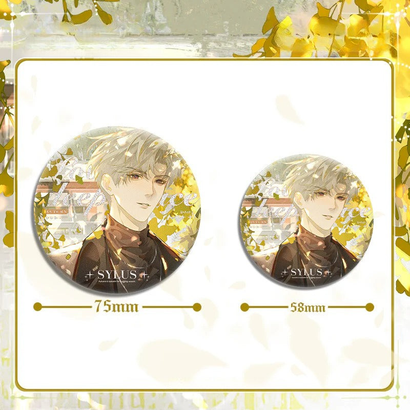 LaDS Original Four Seasons Movement Double Flash Badge - 75mm 58mm PET Badge Game Merchandise - merrys