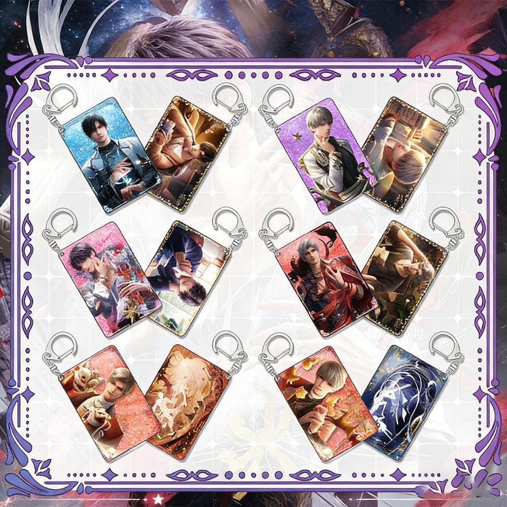 LaDS Shaker Mahjong Charm Keychain 19-27 - Anime Game Merch - merrys