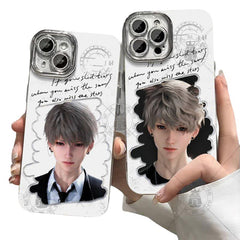 LaDS Xavier Youthful Vibe Plume Fabric Phone Case - Compatible with iphone Series - merrys