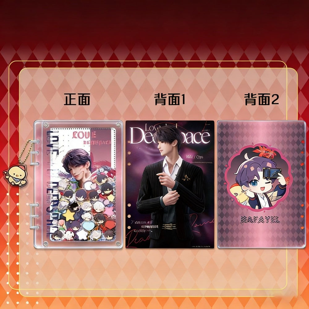 LaDS Acrylic Shaker Notebook - Student Essential Anime Desktop Decoration - merrys