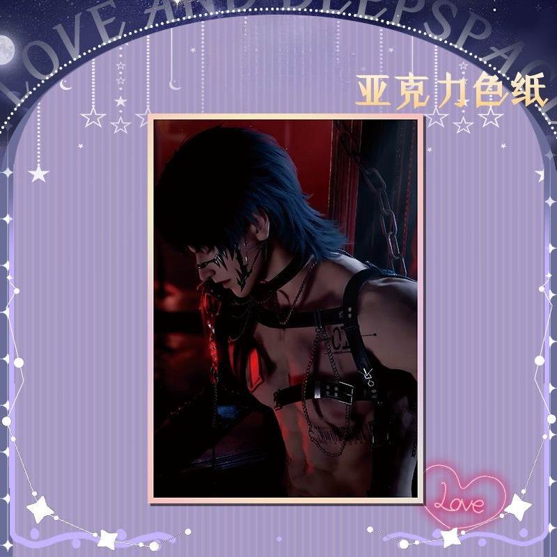 LaDS Acrylic Art Card 116-178 Large Size Holographic Edge 20.5*14.5cm Anime Merchandise - merrys