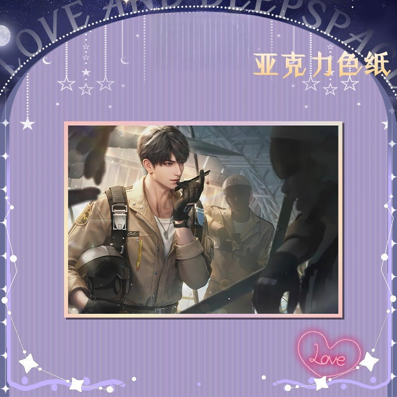 LaDS Acrylic Art Card 116-178 Large Size Holographic Edge 20.5*14.5cm Anime Merchandise - merrys