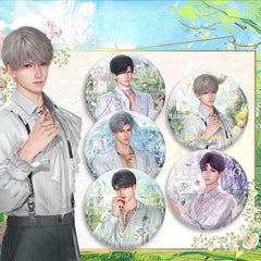 LaDS Double Flash Badge 192-196 - PET Material, 75mm 58mm Tinplate Anime Merchandise - merrys