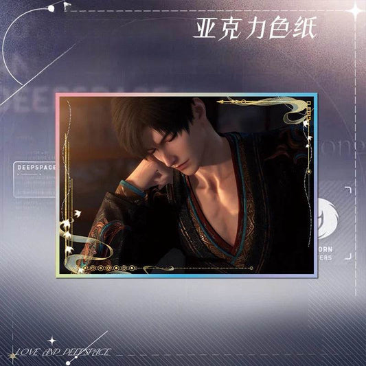 LaDS Acrylic Art Card 19-37 - Large Size 20.5*14.5cm with Holographic Edge Anime Game Merchandise - merrys