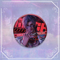 LaDS Double Flash Badge 187-191 - PET Material 75mm 58mm Tinplate Anime Merchandise - merrys