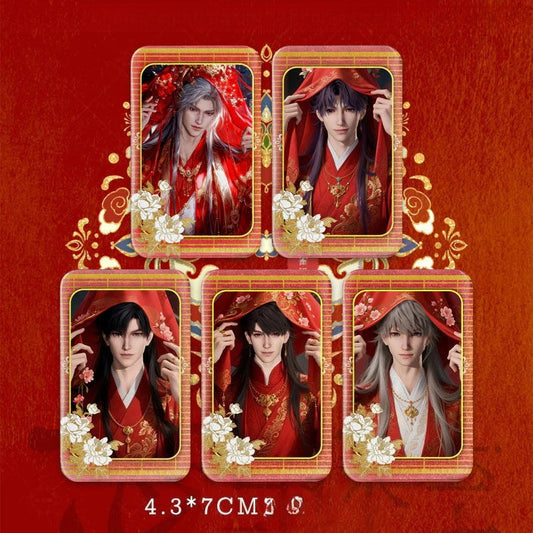 Lads Artist-Authorized Wedding Series Rectangular Double Flash Badge