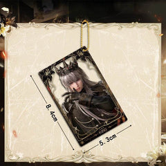 LaDS Xavier Falling Crown Series - Acrylic Sandwich Standee, Art Paper & Quicksand Keychain - merrys