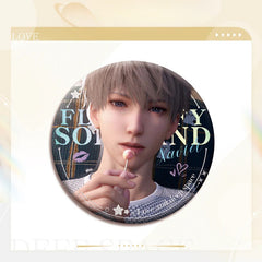 LaDS Double Flash Badge 81-105 - All Characters 75mm 58mm Tinplate Game Merchandise - merrys