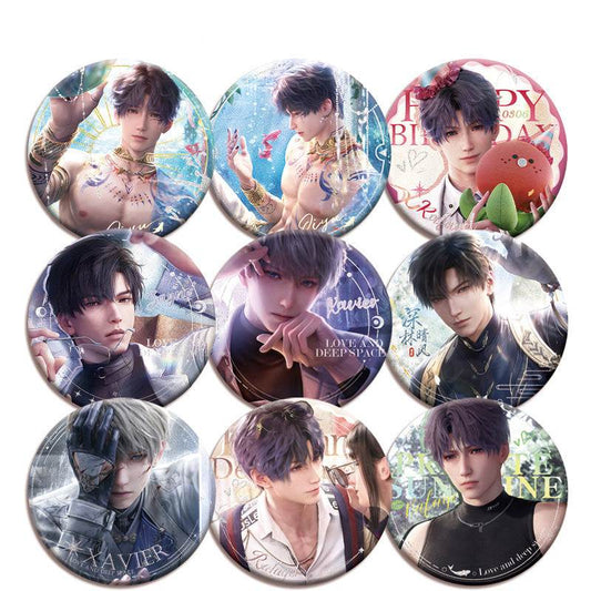 LaDS Double Flash Badge 81-105 - All Characters 75mm 58mm Tinplate Game Merchandise - merrys