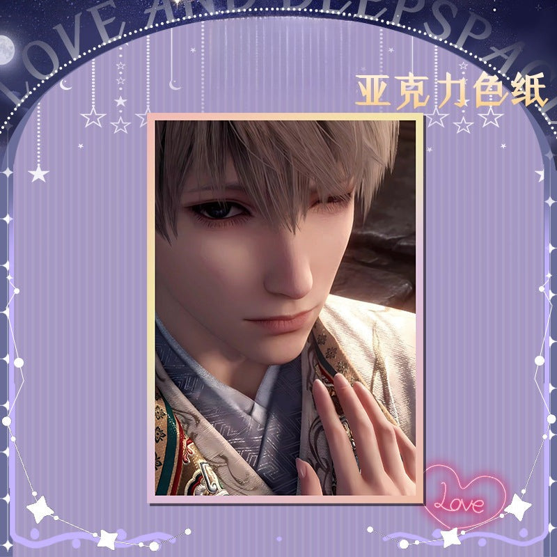 LaDS Acrylic Art Card 116-178 Large Size Holographic Edge 20.5*14.5cm Anime Merchandise - merrys