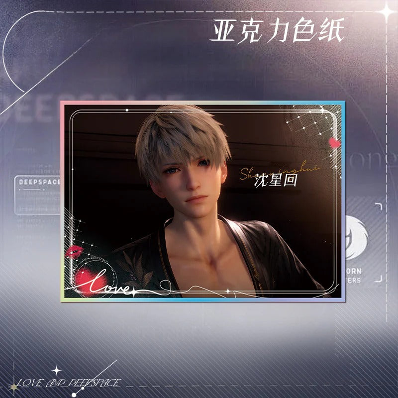 LaDS Acrylic Art Card 19-37 - Large Size 20.5*14.5cm with Holographic Edge Anime Game Merchandise - merrys